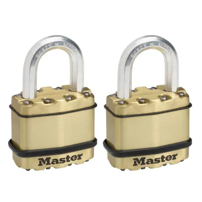 MASTER LOCK  Cadenas Excell 2 pcs Acier 45 mm M1BEURT
