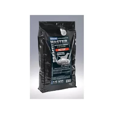 NUTRIVET MASTER PREMIUM Croquettes chien master actif 15 kg