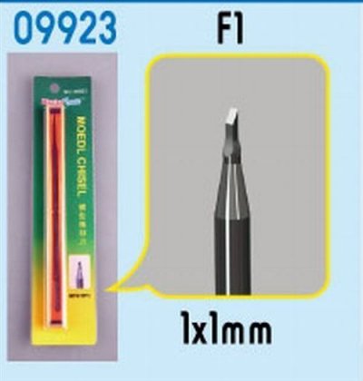  Master Tools 09923 - Accessoire de mod&eacute;lisme Chisel F1, Burin, Gris