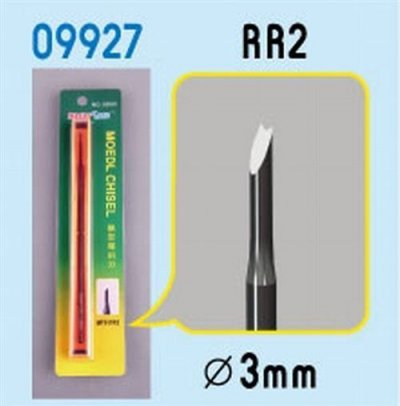 MASTER TOOLS  09927 - Accessoire de mod&eacute;lisme Chisel RR2, Burin, Gris