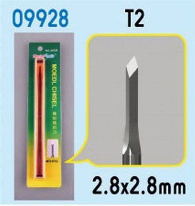 TRUMPETER Master Tools 09928 - Accessoire de mod&eacute;lisme Chisel T2, Burin, Gris