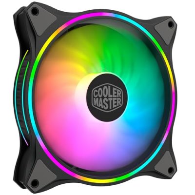 COOLER MASTER Masterfan mf140 halo mfl-b4dn-15npa-r1 4 broches 1500 tr/min noir