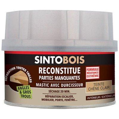 SINTO Mastic &agrave; bois standard bois Chene Moyen Boite 170ML 