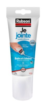 RUBSON Mastic bain et cuisine  - Tube 150 ml - Transparent