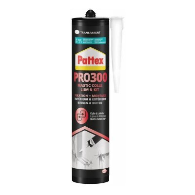 PATTEX Mastic P350 - fixation invisible - prise imm&eacute;diate - 294 g