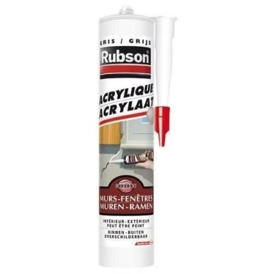 RUBSON Mastic Perfect Home  Acrylique Murs-Fen&ecirc;tres Gris 280ml