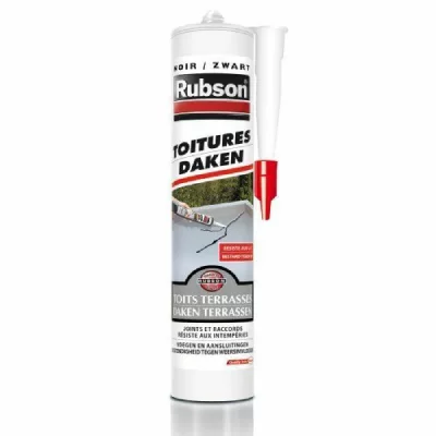 RUBSON Mastic  Maison Toitures noir cartouche 280ml