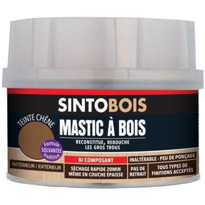 SINTO Mastic bois Standard Ch&ecirc;ne Boite De 170 Ml - 33700