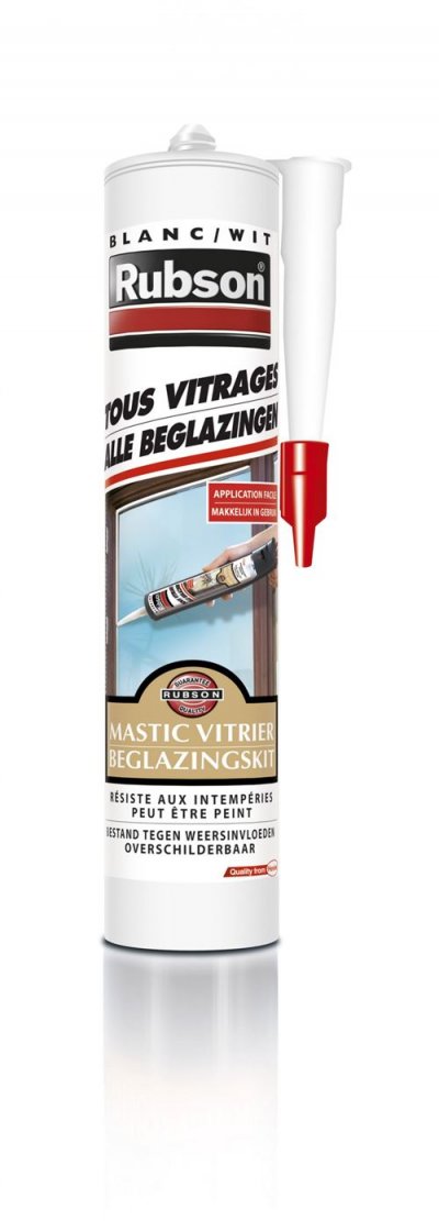 RUBSON Mastic Special Materials Vitrier blanc cartouche 280ml
