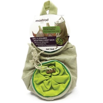 MASTRAD  - Sac de conservation &agrave; l&eacute;gumes :AIL,en coton *