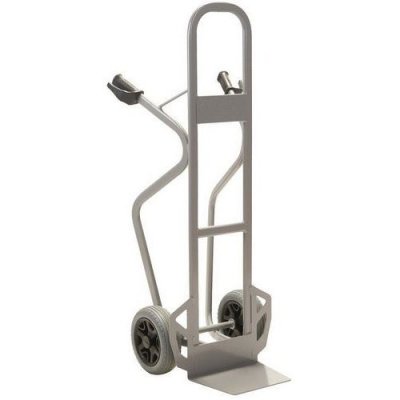 MATADOR  - Diable en acier support en l, maximum 350kg, avec roues increvable.