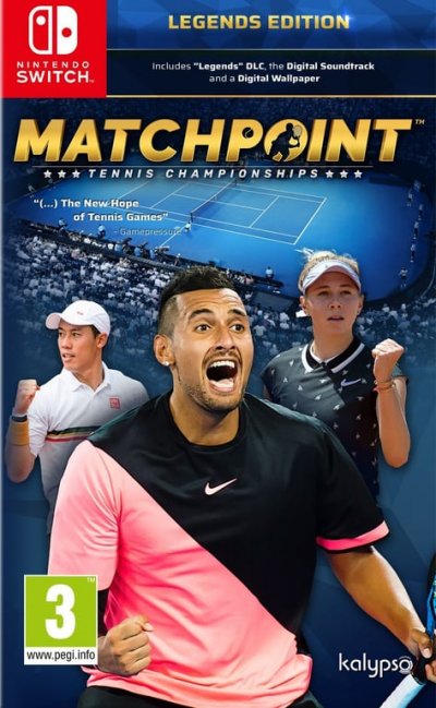 KALYPSO Matchpoint &ndash; Tennis Championships Legends Editions Nintendo Switch 