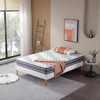 KING OF DREAMS Matelas 120x190 - Maxi - Poli Latex - Hauteur 24 cm - Soutien Tr&egrave;s Ferme - Anti-acarien