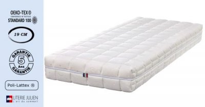 GENERIQUE Matelas 120x190 x 19 cm Ferme - Dhoussable Housse Lavable - Noyau Poli Lattex HR Dernire Gnration -