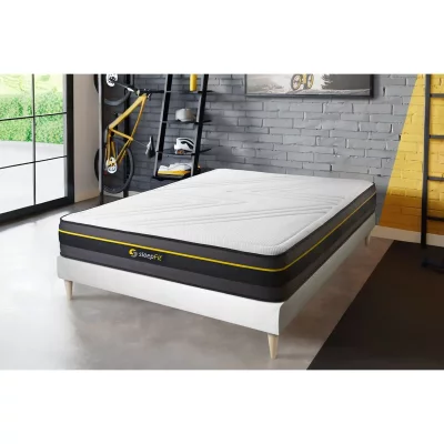 SLEEPFIT Matelas 140x190 Active - Mousse &agrave; m&eacute;moire - 24 cm - Ferme