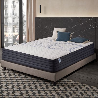 NATURALEX Matelas 140x190 cm - Mousse HR, Blue Latex, Tr&egrave;s &eacute;pais 32 cm