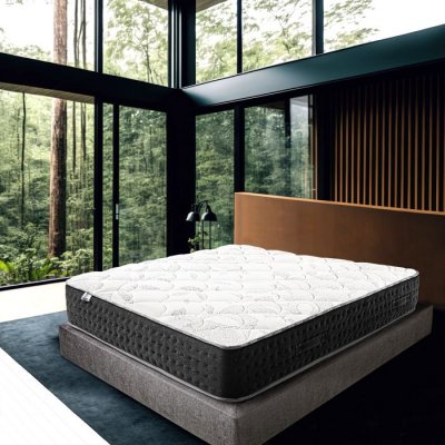 LUXURY LITERIE Matelas 140x190 cm S&eacute;r&eacute;nit&eacute;, &agrave; m&eacute;moire de forme - epaisseur 27 cm
