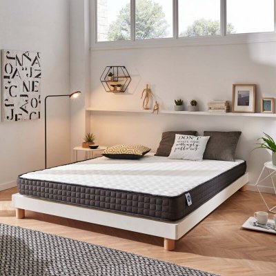 NATURALEX Matelas 140x190x20 cm - Blue Latex - M&eacute;moire de forme HR