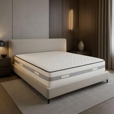 KING OF DREAMS Matelas 140x200 mousse &agrave; m&eacute;moire de forme 50 kg/m3 - ferme - 23 cm king memory