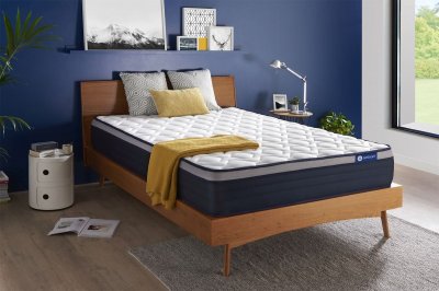 ACTISOM Matelas 160x200 cm Ressorts ensach&eacute;s et m&eacute;moire de forme