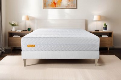 SEPTNUITS Matelas 160x200 m&eacute;moire de forme Matelas Memo bio 160x200 cm