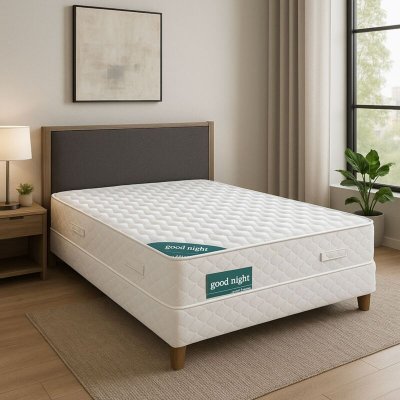 LITERIE JULIEN Matelas 160x200 x 21 cm - Tr&egrave;s Ferme - Aertech+ 35 Kg/m3 HR Derni&egrave;re G&eacute;n&eacute;ration - Tr&egrave;s Respirant