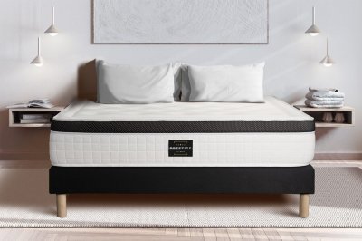 PRESTIGE LITERIE Matelas 180x200 Privil&egrave;ge - Mousse &agrave; m&eacute;moire - 26 cm - Equilibr&eacute;