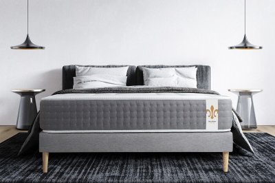 LITIER DELUXE Matelas 180x200 ressorts ensach&eacute;s et m&eacute;moire de forme Vingt-Six