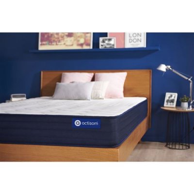 ACTISOM Matelas 80x200 cm Ressorts ensach&eacute;s et m&eacute;moire de forme