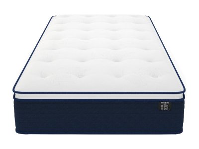 VENTE UNIQUE Matelas 90 x 190 cm ressorts ensach&eacute;s et surmatelas int&eacute;gr&eacute; &eacute;p.24cm - ALTIER de DREAMEA