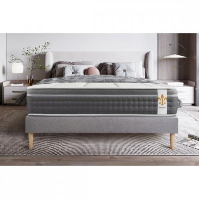 Matelas 90 x 190 cm trente - ressorts ensach&eacute;s - 30 cm - equilibr&eacute;