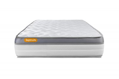 SEPTNUITS Matelas 90x190 m&eacute;moire de forme Matelas Memo zen 90x190 cm