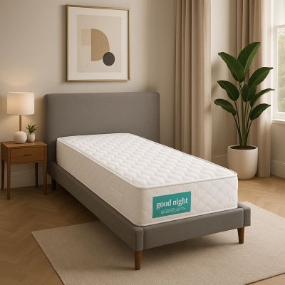 LITERIE JULIEN Matelas 90x190 x 21 cm - tr&egrave;s ferme - aertech+ 35 kg/m3 hr derni&egrave;re g&eacute;n&eacute;ration - tr&egrave;s respirant
