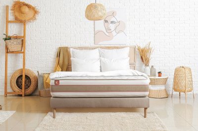 MARMOTTES & CO Matelas 90x200 Le D&eacute;licat - Ressorts ensach&eacute;s - 26 cm - Equilibr&eacute;