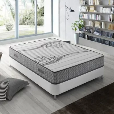 MARCKONFORT Matelas &agrave; m&eacute;moire de forme boston 140x190, 22cm &eacute;paisseur 