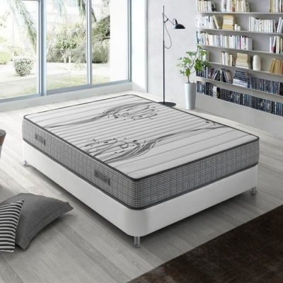 MARCKONFORT Matelas &agrave; m&eacute;moire de forme BOSTON 90x190 - 22cm &Eacute;paisseur 