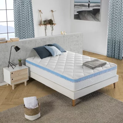 MARCKONFORT Matelas &agrave; m&eacute;moire de forme Gel- Active 140x190cm , 25cm &eacute;paisseur