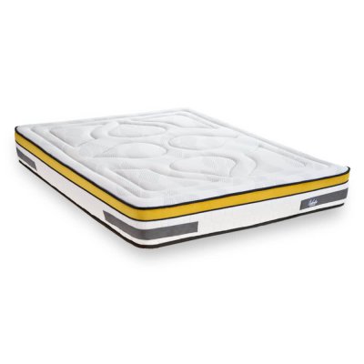 MAISON AUBERTIN Matelas &agrave; Ressorts ensach&eacute;s et &agrave; M&eacute;moire de forme 140x190