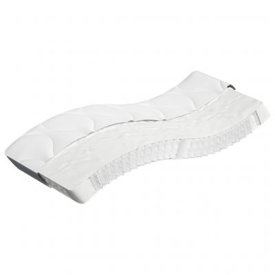 VIDAXL Matelas &agrave; ressorts ensach&eacute;s moyen 80x200 cm