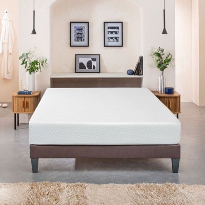 BELLECOUR Matelas absolu 140x200 cm mousse &agrave; m&eacute;moire de forme soutien ferme