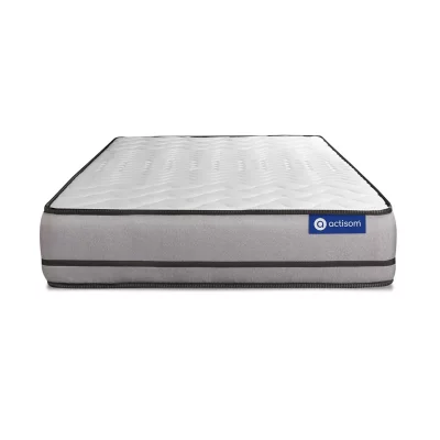ACTISOM Matelas actiflex 120x190cm ressorts ensaches 3zones de confort