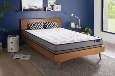 ACTISOM Matelas ACTIFLEX 140x200cm RESSORTS ENSACHES 3zones de confort