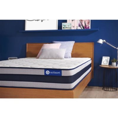 ACTISOM Matelas Actiflex ergo 90 x 190 cm Ressorts ensach&eacute;s et m&eacute;moire de forme - Epaisseur:24cm