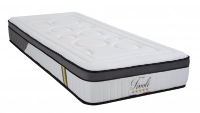 BELLECOUR Matelas au soutien ferme - Blanc - 90 x 200cm