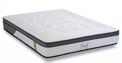 BELLECOUR Matelas au soutien ferme mousse blanc 160x200 cm