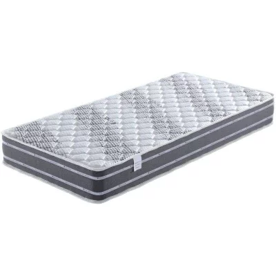 LITERIE JULIEN Matelas Bambou 90x190 x 23 cm - Ferme - Noyau Poli Lattex HR Derni&egrave;re G&eacute;n&eacute;ration - Tr&egrave;s Respirant