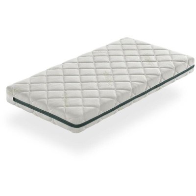 XALUCA Matelas Bebe 70x140 BAMBU Epaisseur 11 cm Adaptable, avec particules naturelles et respirantes