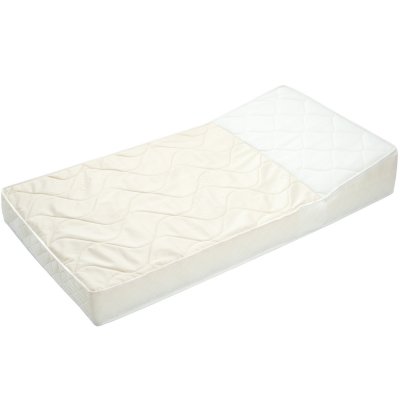 SEVIRA KIDS Matelas B&eacute;b&eacute; Anti-reflux En Coton Bio Made In France &Eacute;cru