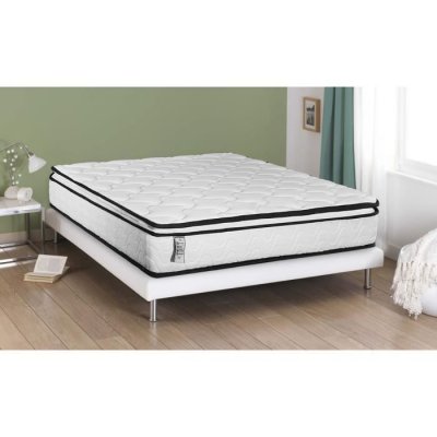 SOFAREVA Matelas Buckingham Empereur 160x200 cm M&eacute;moire de forme Epaisseur 22 cm