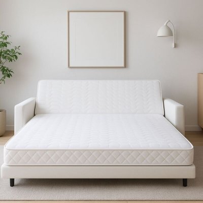 KING OF DREAMS Matelas BZ 140x190 Mousse Poli Lattex Ind&eacute;formable - Hauteur 10 cm - Soutien Ferme  TECHNO10